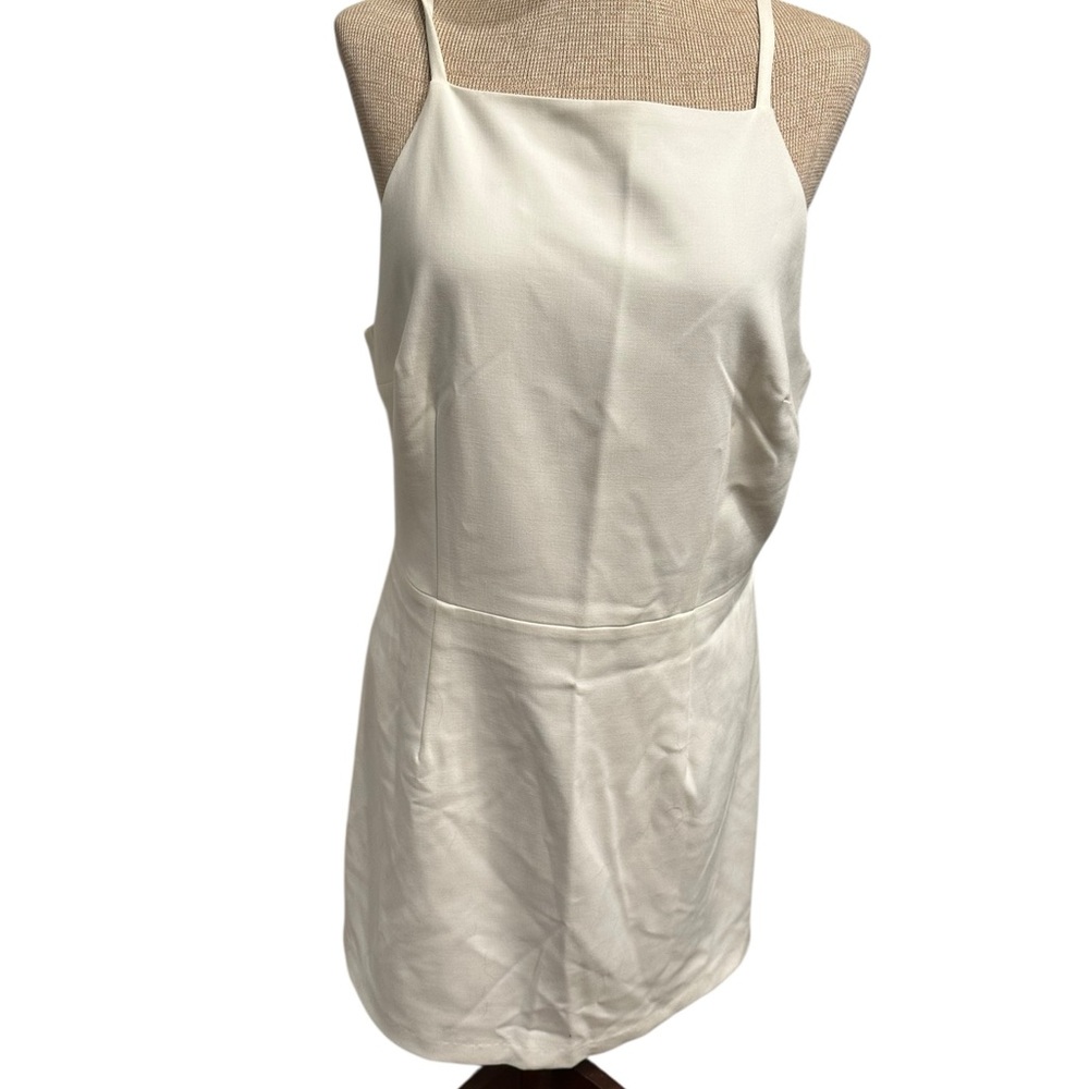 French Connection Ivory Sleeveless Dress